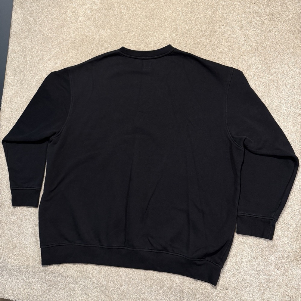 Levis Sweatshirt Mens 3XLT Black Relaxed Crewneck Pullover Big Tall Work Casual - Picture 9 of 9